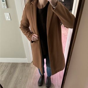 ZARA camel coat